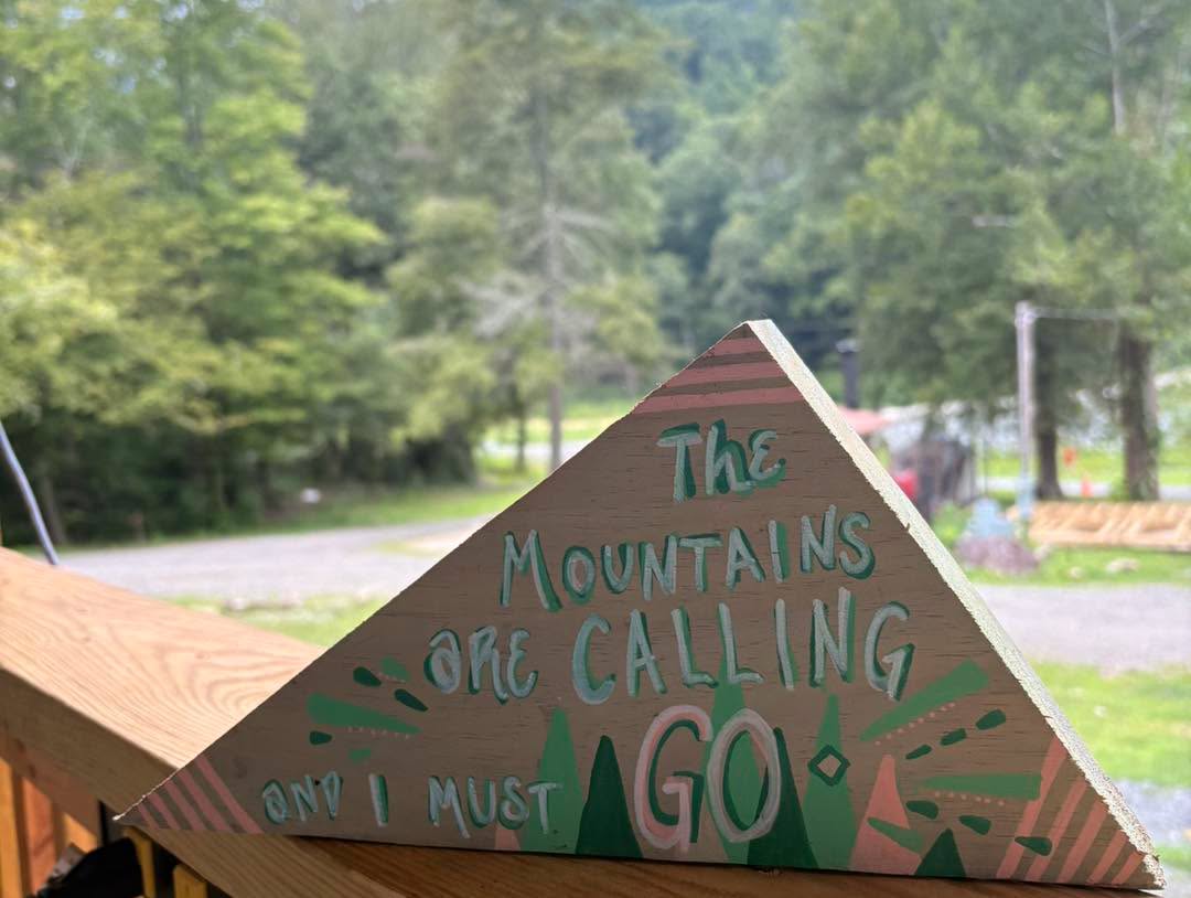 The camp store doubles as a fly shop, and September is when it gets interesting.